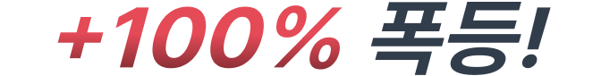 +100% 폭등!